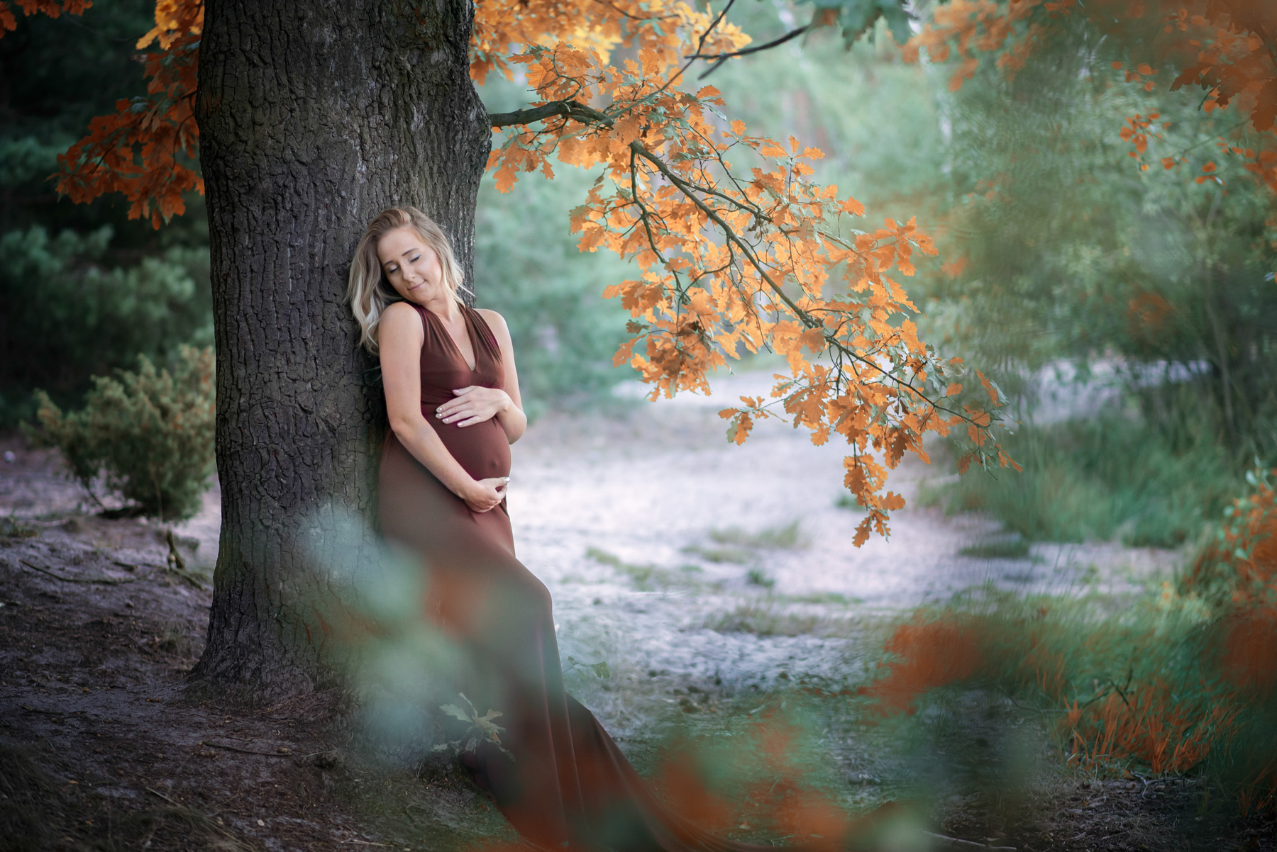 Fotografia ciążowa plener